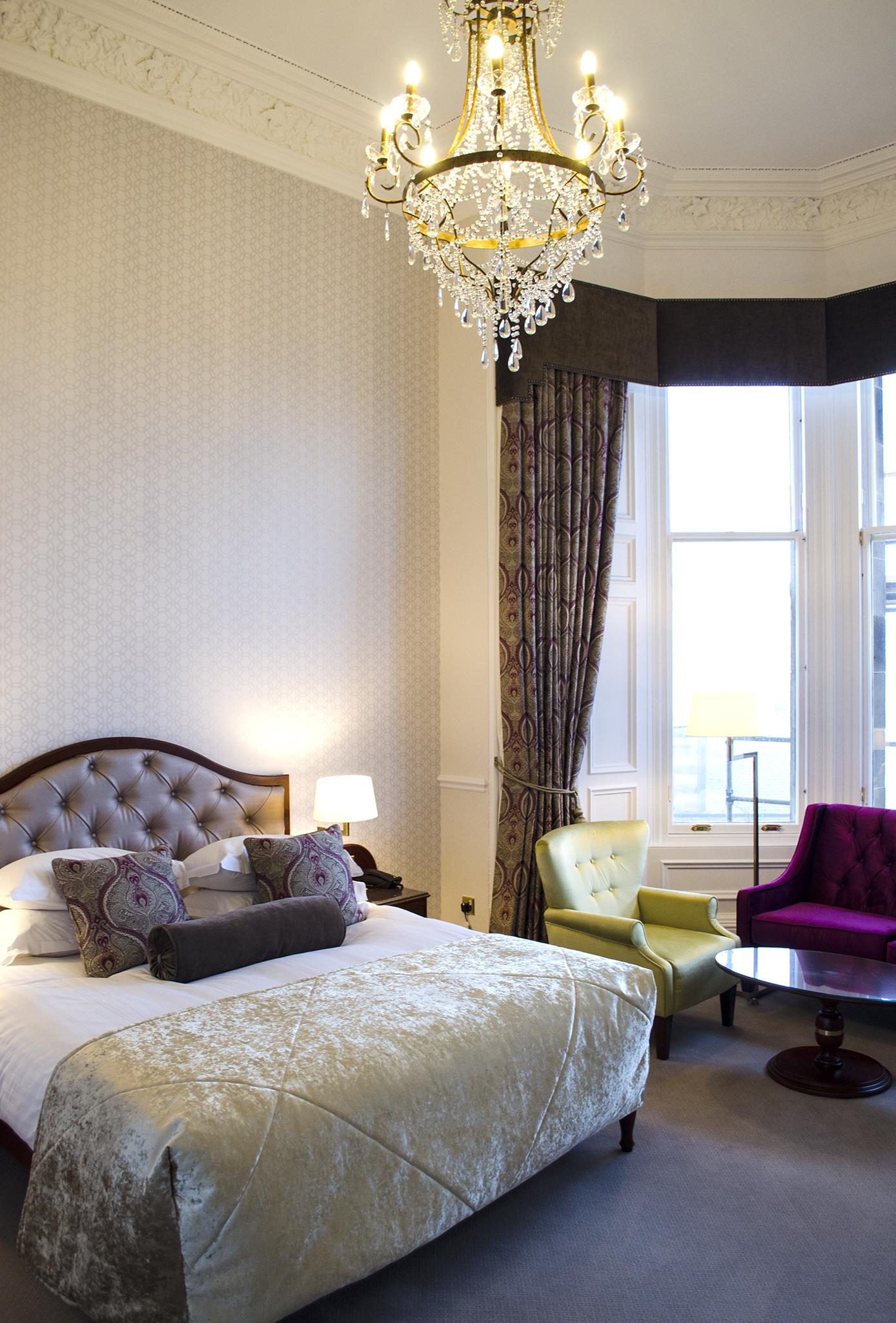 فندق ذا بونهام إدنبرة المظهر الخارجي الصورة A bedroom at the hotel
