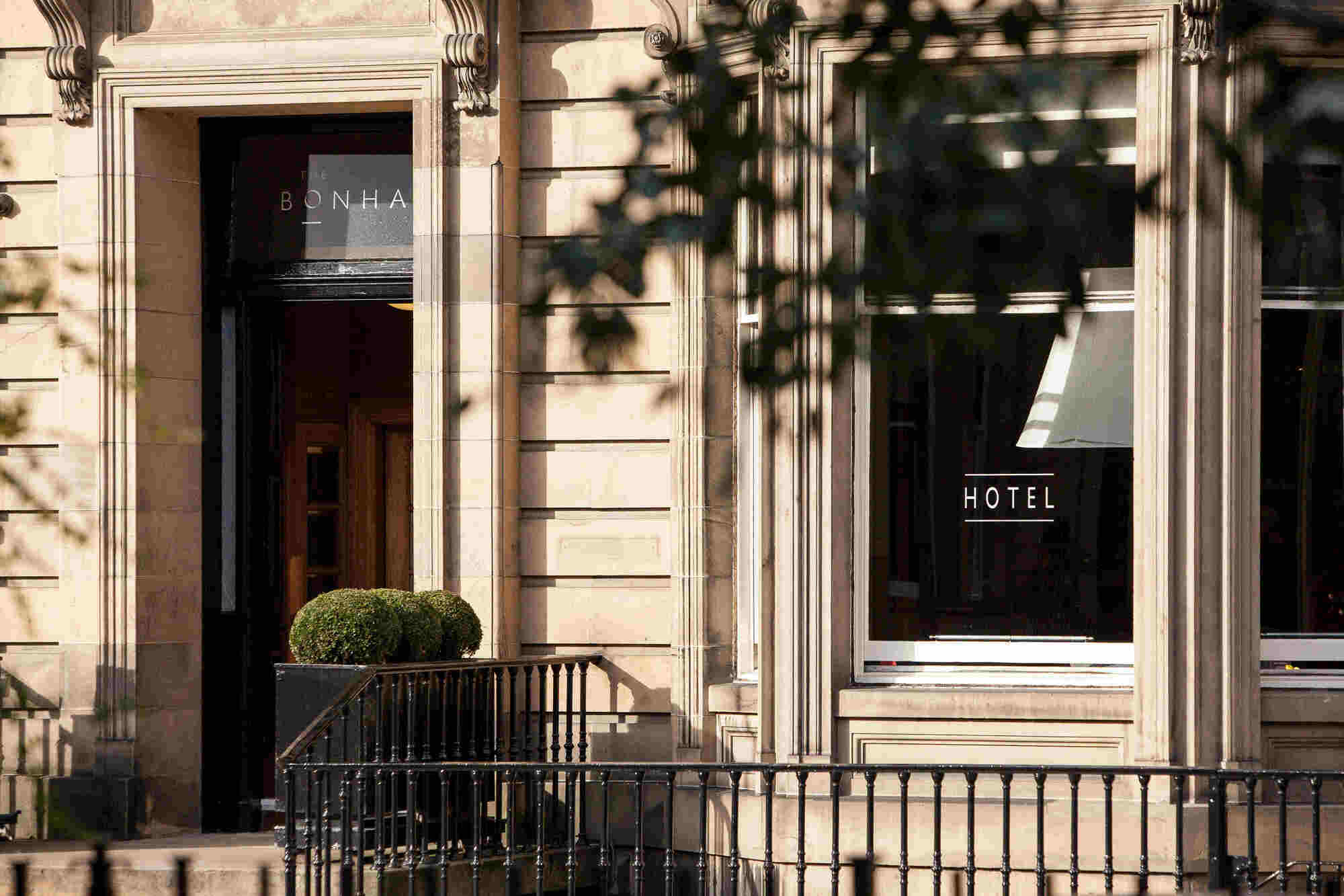فندق ذا بونهام إدنبرة المظهر الخارجي الصورة The entrance to the hotel