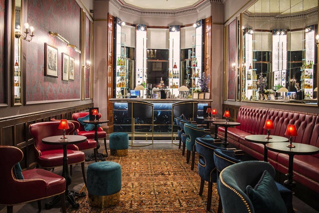 فندق ذا بونهام إدنبرة المظهر الخارجي الصورة The bar at the Savoy